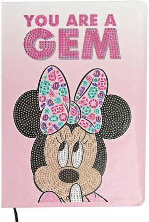 Notatnik z mozaiką diamentową Myszka Minnie