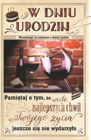 Kartka okolicznościowa Urodziny U62