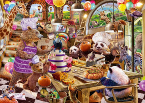 Puzzle PQ 1000 Zwierzaki w kuchni (Chef Mania) G3