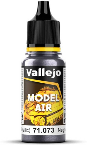 Vallejo: 71.073 - Model Air - Metallic - Black (17 ml)