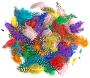 Piórka bażanta 4-7cm 10g brights