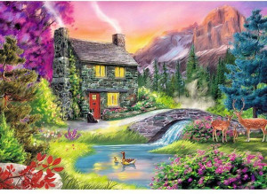 Puzzle 500. Górska sielanka