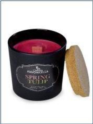 Świeczka sojowa Spring Tulip czarna 135g