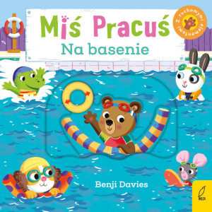 Na basenie. Miś Pracuś