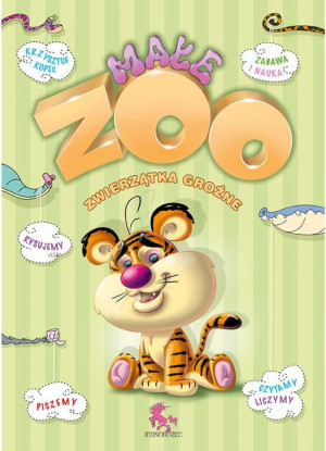 Kolorowanka małe ZOO. Zwierzątka groźne
