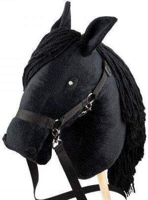 Hobby Horse Skippi. Koń na kiju czarny