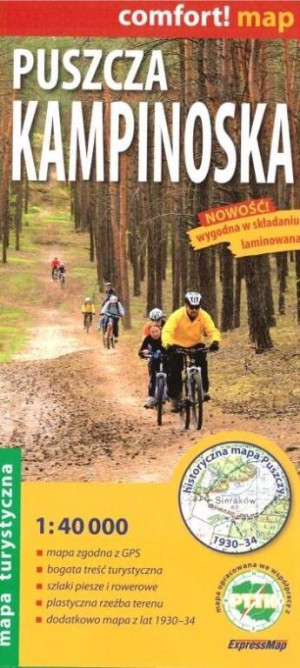 Puszcza Kampinoska. Comfort!map 1:40 000