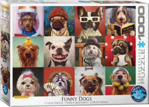 Puzzle 1000 Funny Dogs by Lucia Heffernan 6000-5523