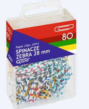 Spinacz R-28 zebra