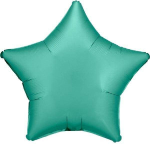 Balon foliowy Lustre Jade Green gwiazda 48cm