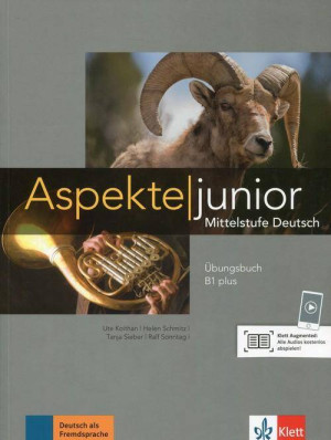 Aspekte junior. B1+. Ubungsbuch mit Audios zum Download