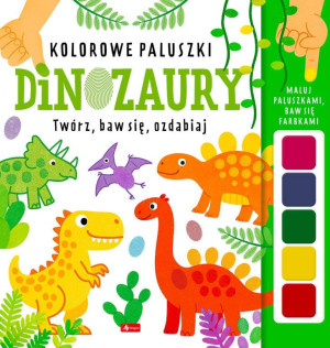 Kolorowe paluszki. Dinozaury