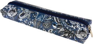 Piórnik szkolny młodzieżowy student jamnik Ornament Blue