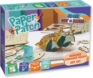 Zestaw decoupage Paper Patch - Puzzle Dino drewn