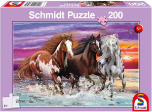 Puzzle 200. Trzy dzikie konie
