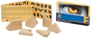 Puzzle drewniane. Seria F