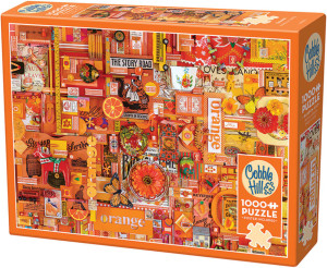 Puzzle 1000 Pomaluj mój świat na kolor pomarańcz.