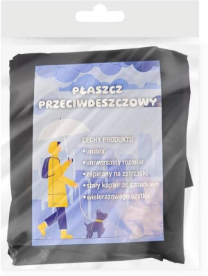 Płaszcz przeciwdeszczowy niebieski