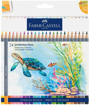 Kredki akwarelowe GoldfaberAqua 24kol FABER CASTEL