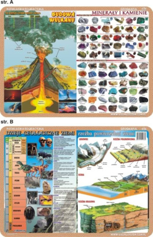 Podkładka edukacyjna. Dzieje geologiczne Ziemi