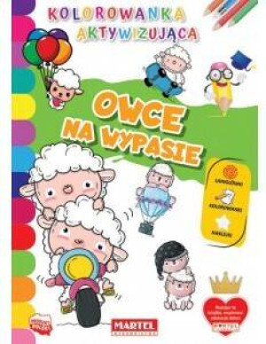 Owce na wypasie. Kolorowanka aktywizująca