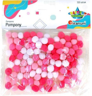 Pompony poliestrowe 10mm