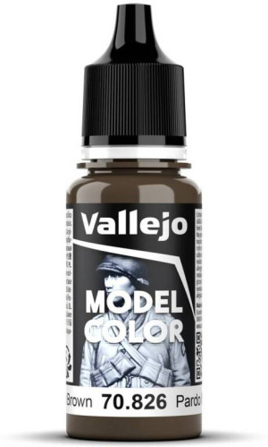 Vallejo: 70.826 - Model Color - Medium Brown (18 ml)