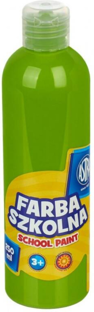 Farba szkolna naturalna tempera 250 ml limonkowa