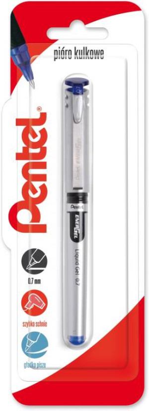 Pióro kulkowe 0,7 mm EnerGel, niebieski 1 sztuka