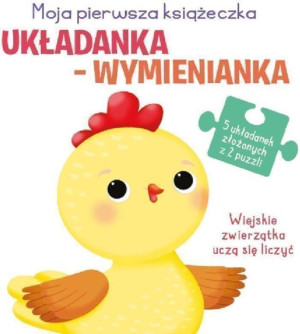 Układanka-wymienianka. Wiejskie zwierzątka uczą...