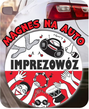 Magnes na auto IMPREZOWÓZ