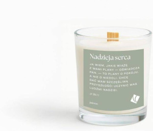 Świeca zapachowa - Nadzieja serca - jaśmin