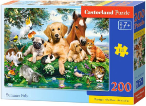 Summer Pals. Puzzle 200 elementów