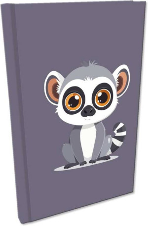 Notes A5 kratka Soft Touch Lemur