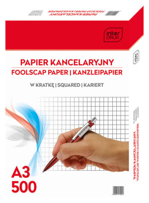 Papier kancelaryjny A3/500K kratka
