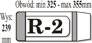 Okładka książkowa regulowana R2 IKS