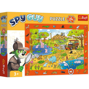Puzzle 24. Obserwacyjne. Spy Guy. Safari. 15591