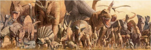 Puzzle 1000. Dinozaury, Haruo Takino, Panorama