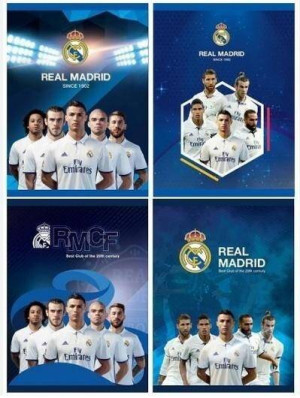 Zeszyt A5/60k kratka Real Madrid ASTRA