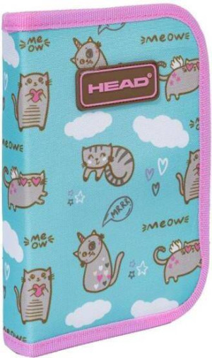 Piórnik pojedynczy bez wyposażenia. Head Meow