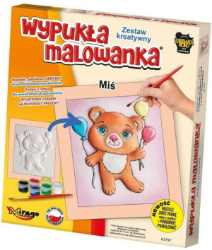 Wypukła Malowanka - Mały Miś