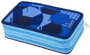 Piórnik 23 części podwójny Blue Goal HERLITZ