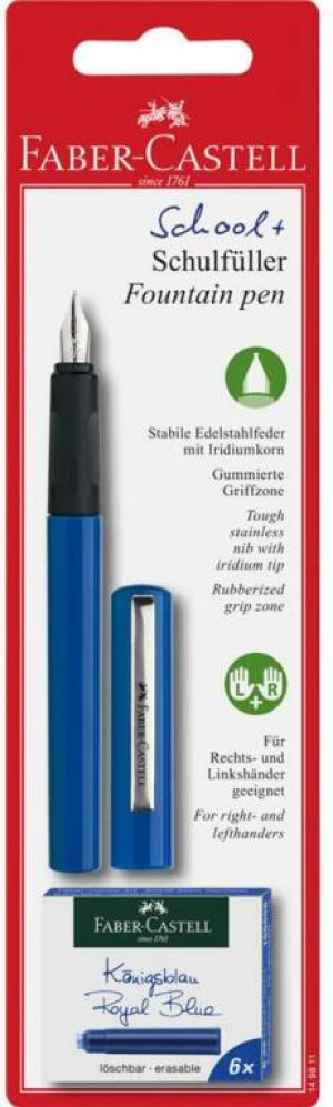 Pióro wieczne niebieskie + 6 naboi FABER CASTELL