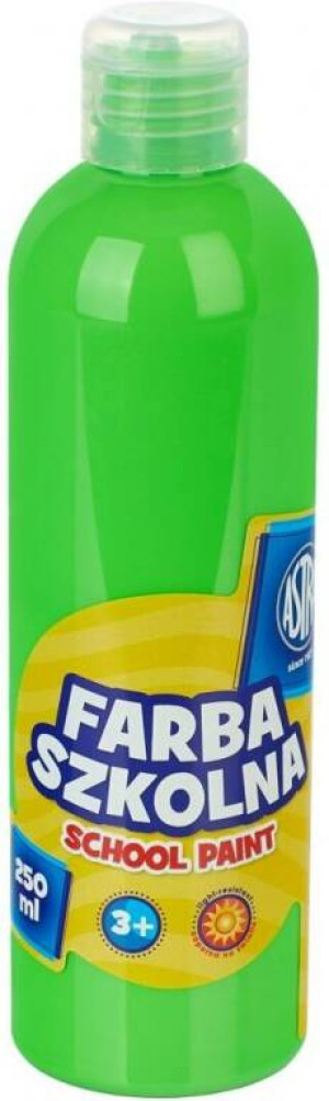 Farba szkolna. Fluorescencyjna zielona