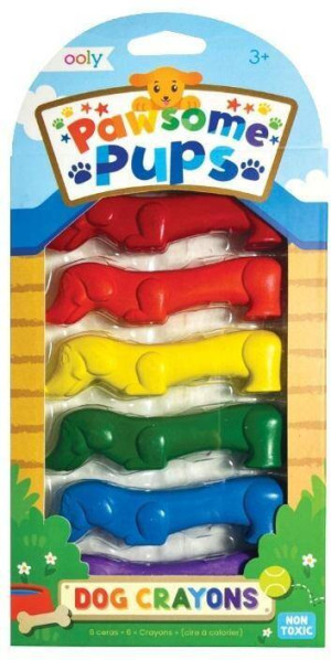 Kredki pieski Pawsome Pups 6szt