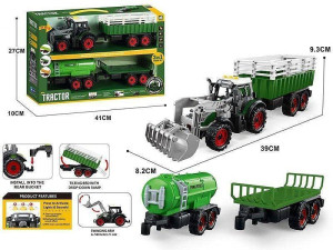 Traktor z przyczepą 41x27x10cm
