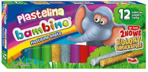 Plastelina Bambino. 12 kolorów
