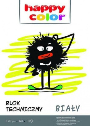 Blok techniczny biały A3/10K