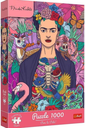 Puzzle 1000 Frida Kahlo: Kwitnąca dusza TREFL
