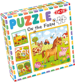 Moje pierwsze puzzle 4x6. Farma